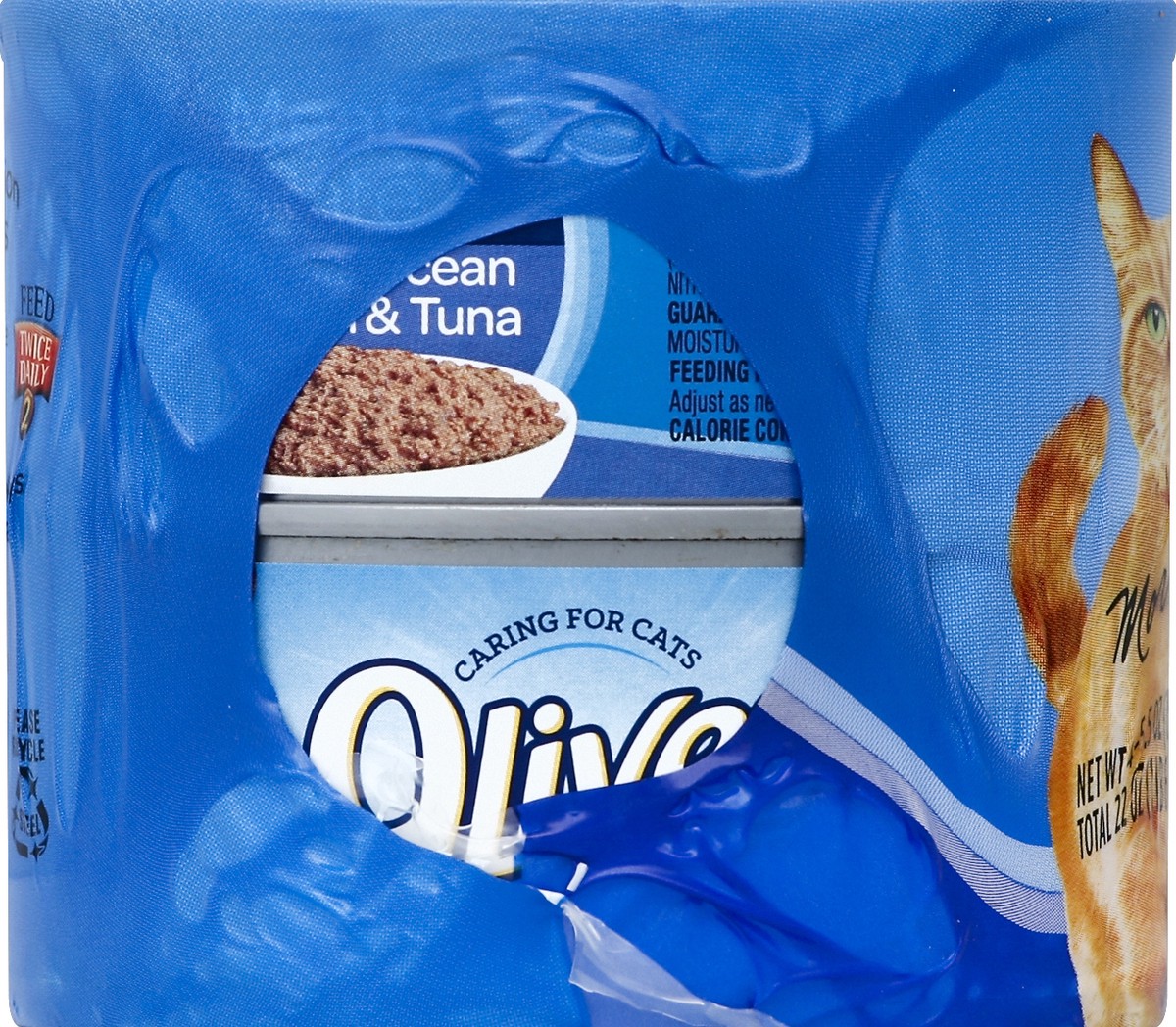 slide 3 of 6, 9Lives Cat Food with Real Ocean Whitefish & Tuna Meaty Pate, 4 ct; 22 oz