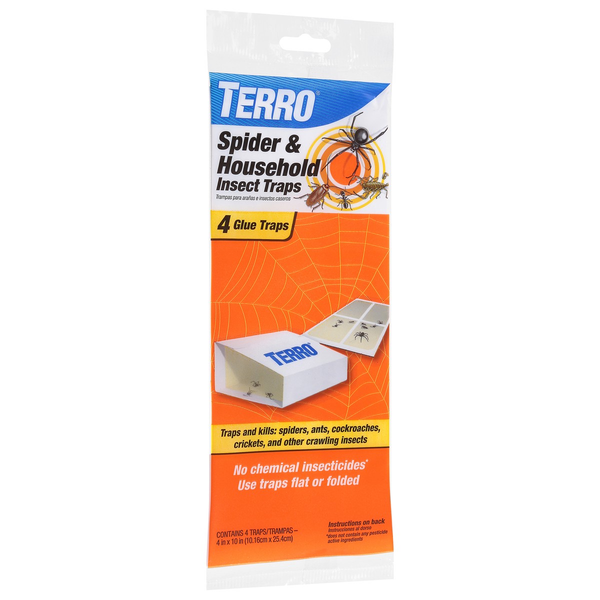 slide 9 of 11, TERRO Spider & Household Insect Traps 4 ea, 4 ct