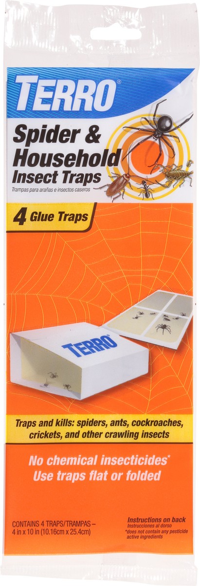 slide 5 of 11, TERRO Spider & Household Insect Traps 4 ea, 4 ct