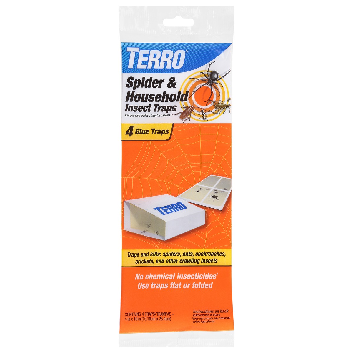 slide 1 of 11, TERRO Spider & Household Insect Traps 4 ea, 4 ct