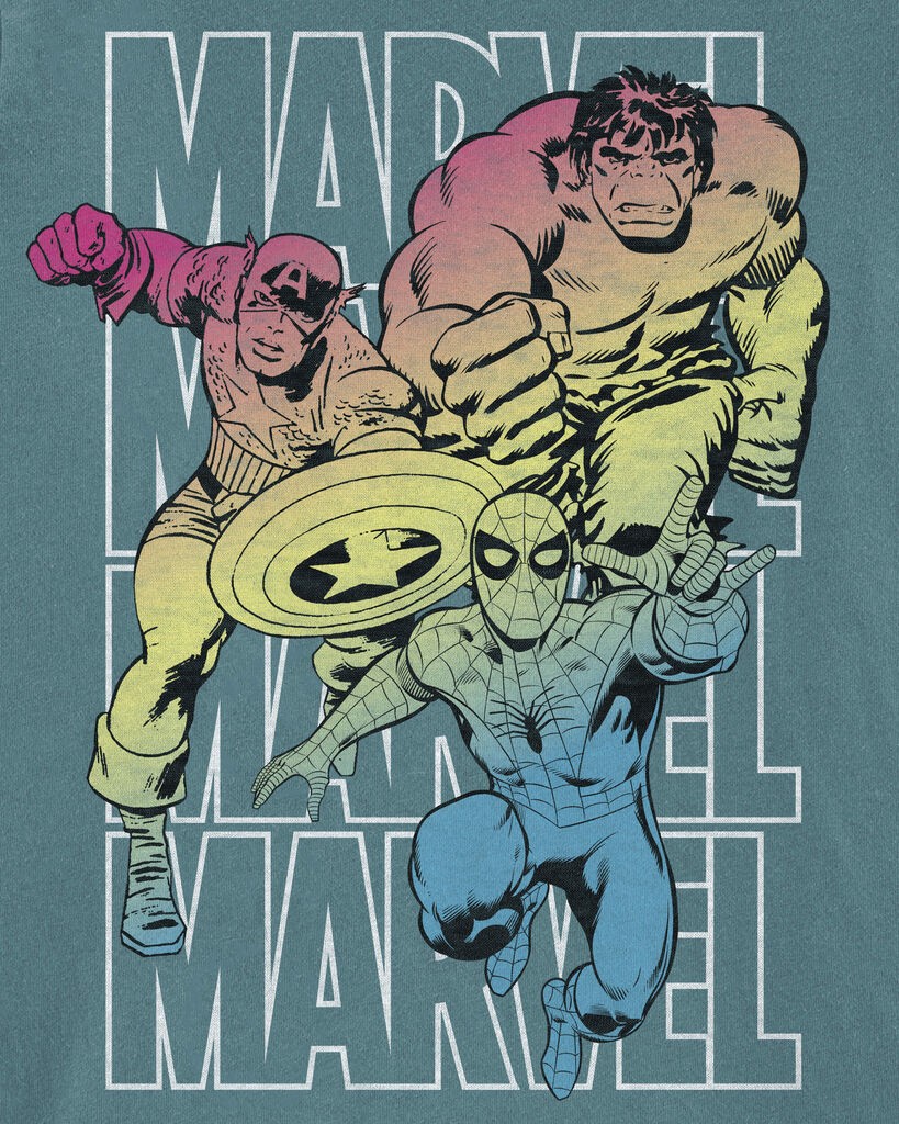 slide 2 of 2, Carter's Carters Kid Marvel Graphic Tee Blue 4, 1 ct