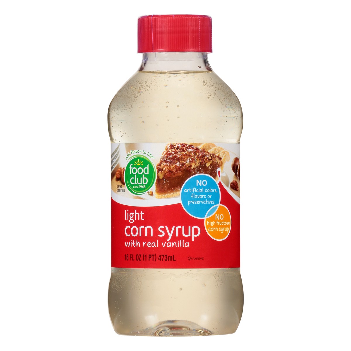 slide 1 of 10, Food Club Corn Syrup, With Real Vanilla, Light, 16 oz