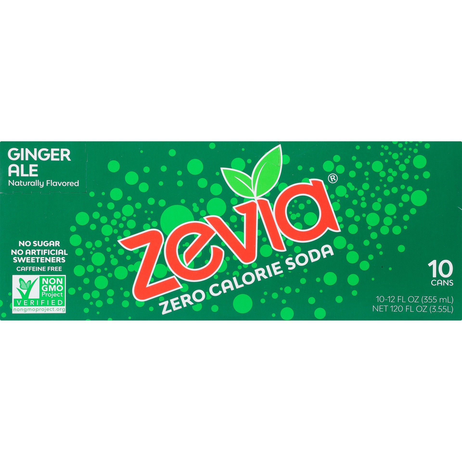 slide 6 of 8, Zevia Zero Calorie Ginger Ale - 10 ct; 12 oz, 10 ct; 12 fl oz
