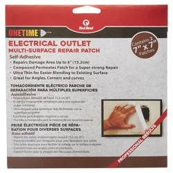 Red Devil Onetime Electrical Outlet Multi-Surface Repair Patch