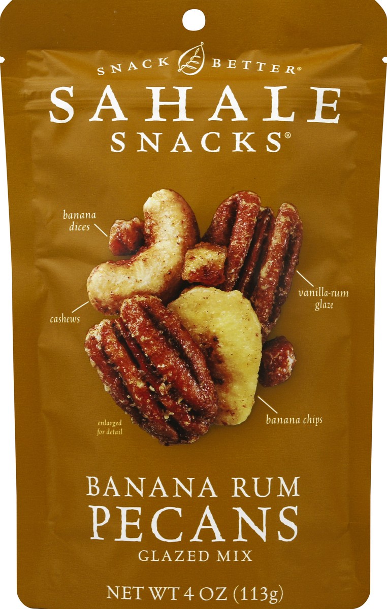 slide 1 of 2, Sahale Snacks Banana Rum Pecans, 4 oz