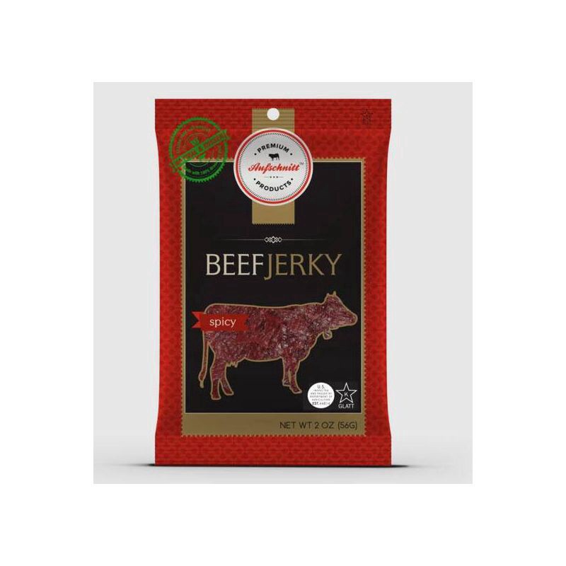 slide 2 of 3, Aufschnitt Spicy Beef Jerky - 2oz, 2 oz