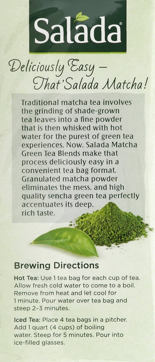 slide 3 of 4, Salada Tea Green Tea Blend, Matcha, Asian Pear, 20 ct