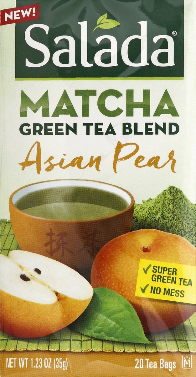 slide 4 of 4, Salada Tea Green Tea Blend, Matcha, Asian Pear, 20 ct
