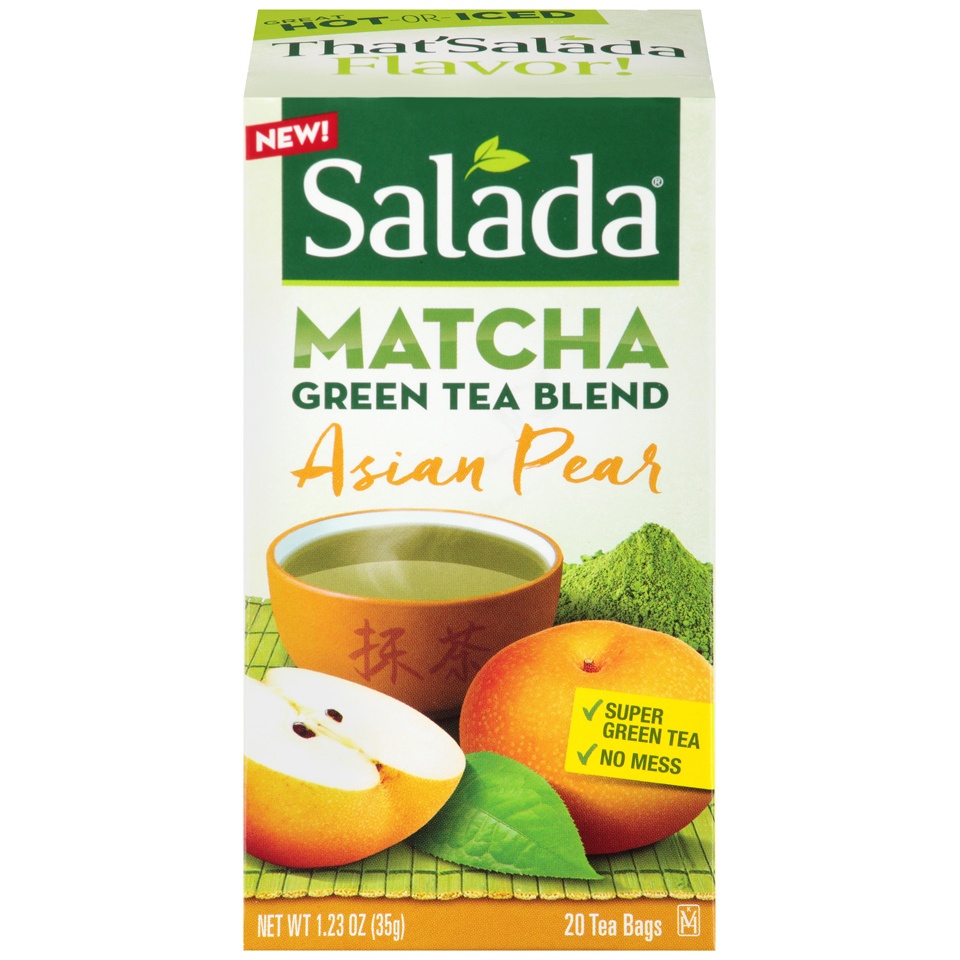 slide 1 of 4, Salada Tea Green Tea Blend, Matcha, Asian Pear, 20 ct
