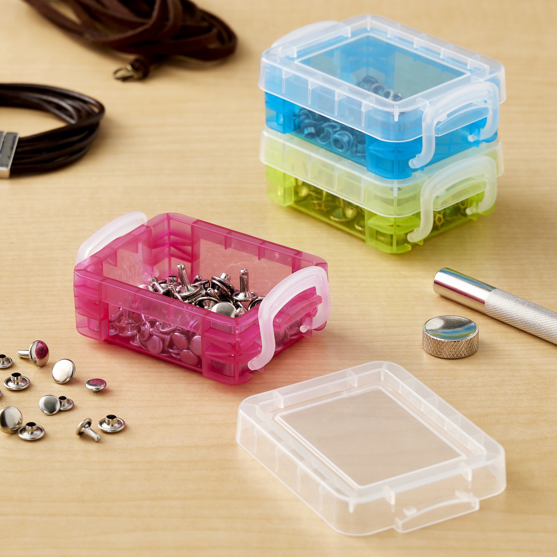 slide 7 of 9, Multicolor Bitty Boxes By Simply Tidy, 3ct., 3 ct