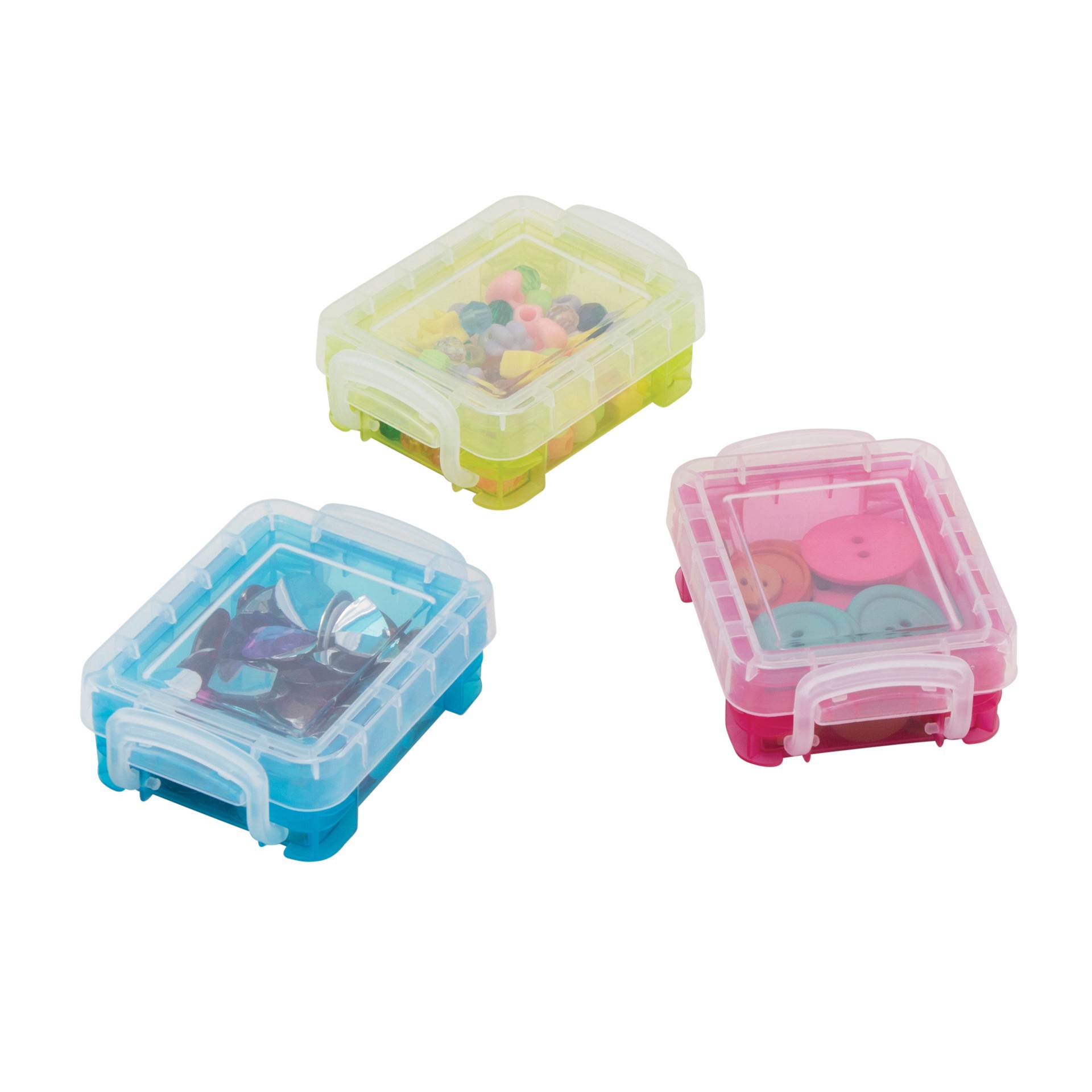 slide 6 of 9, Multicolor Bitty Boxes By Simply Tidy, 3ct., 3 ct