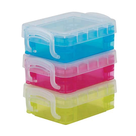 slide 1 of 9, Multicolor Bitty Boxes By Simply Tidy, 3ct., 3 ct