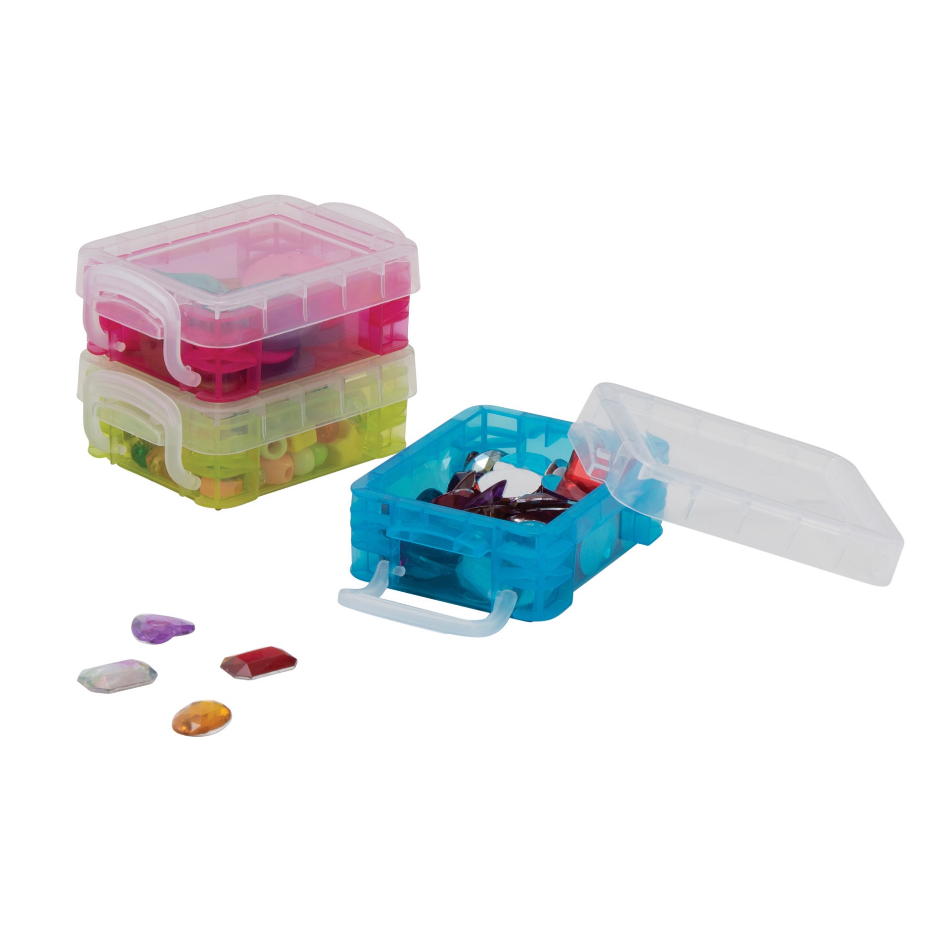 slide 8 of 9, Multicolor Bitty Boxes By Simply Tidy, 3ct., 3 ct