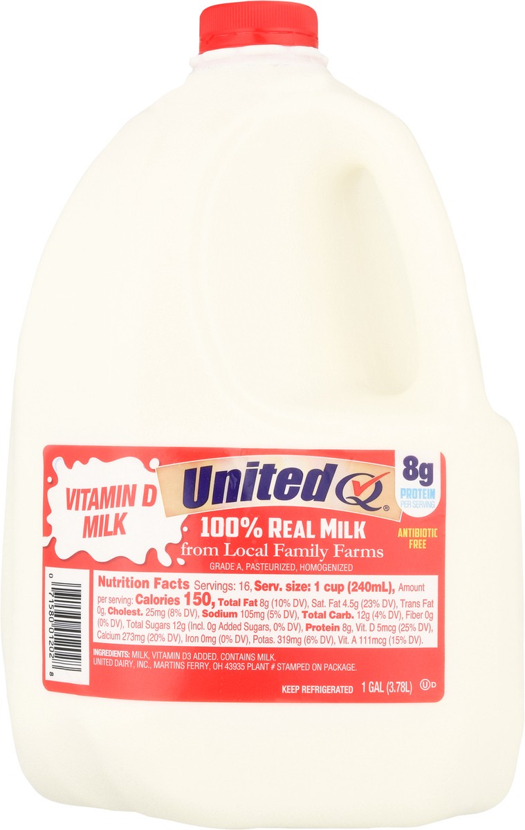 slide 5 of 13, UnitedQ Vitamin D Milk 1 gal, 1 gal