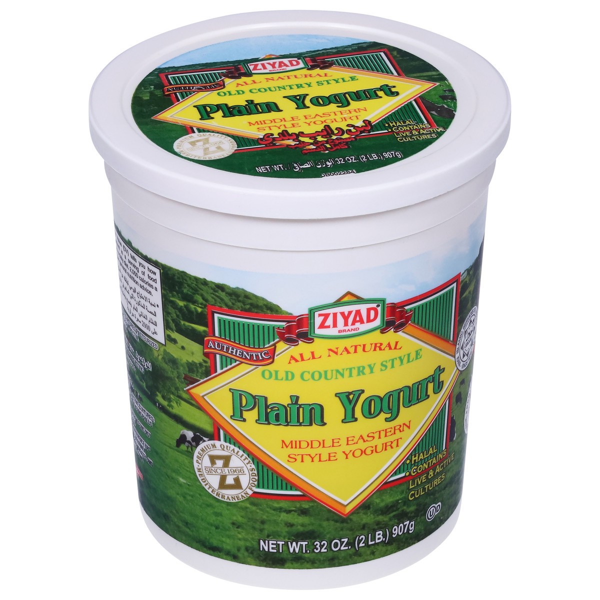 slide 3 of 9, Ziyad Old Country Style Plain Plain Yogurt - 32 oz, 32 oz