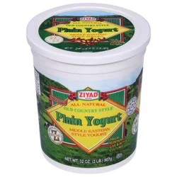 Ziyad Old Country Style Plain Plain Yogurt - 32 oz