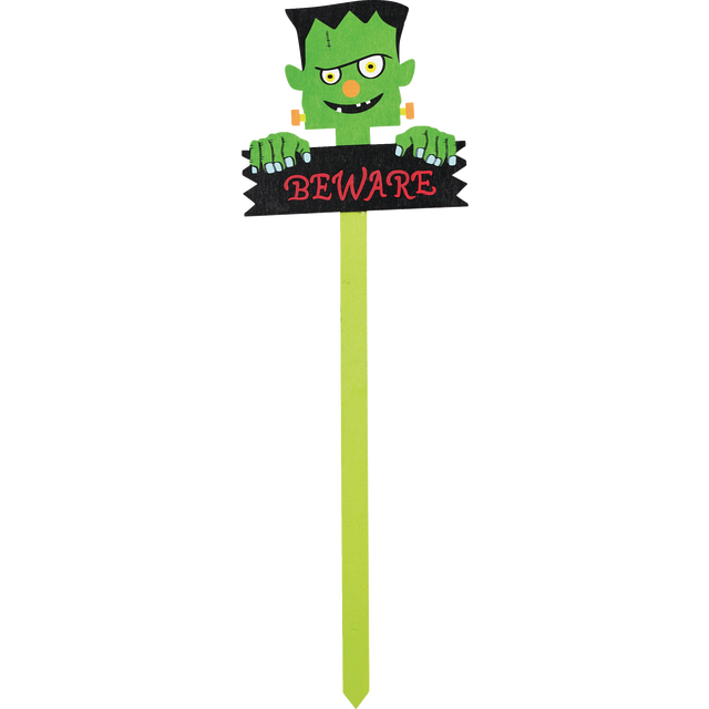 slide 1 of 1, Spook Zone Halloween Asst. Decoration Stake, 1 ct