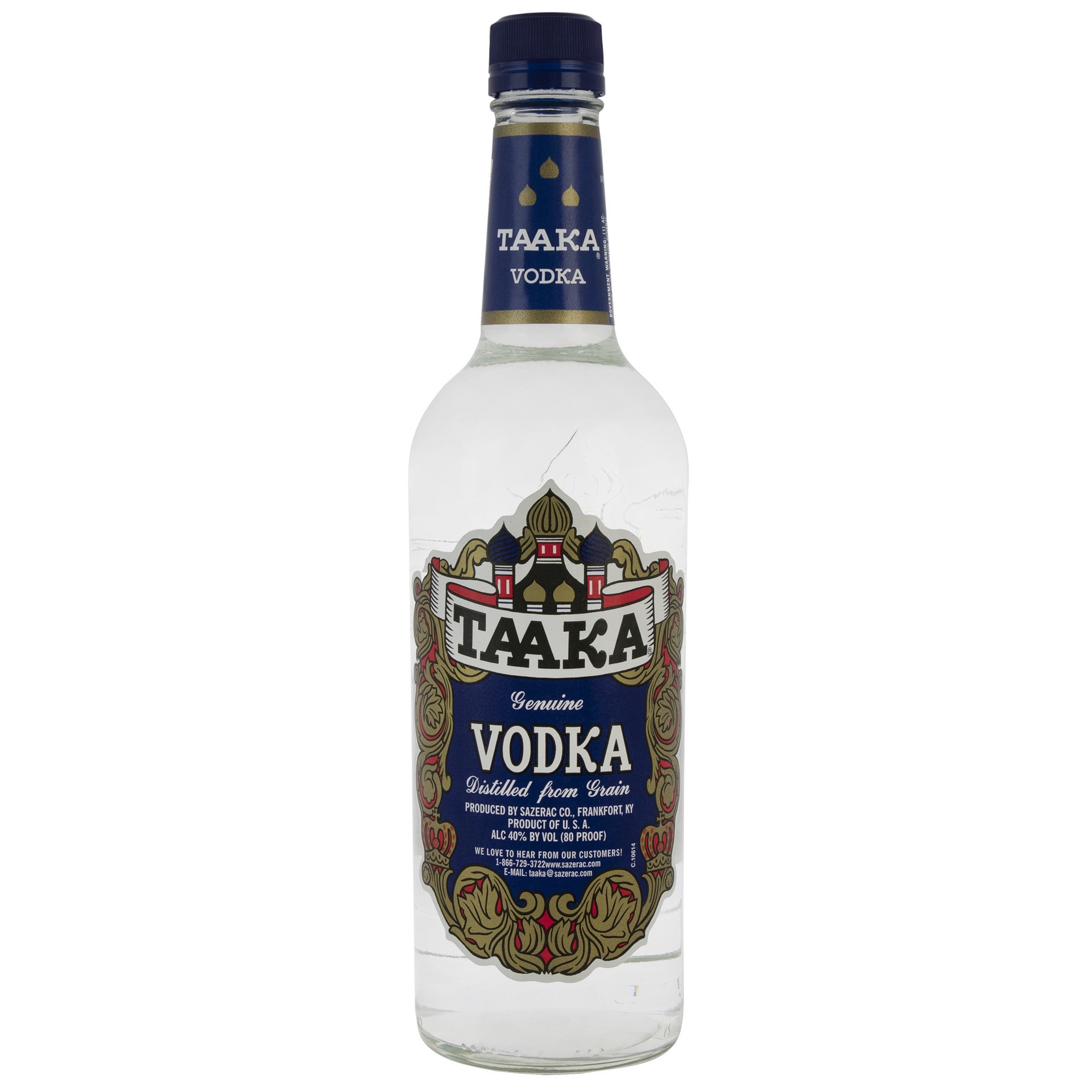 slide 1 of 2, Taaka Vodka 750ml 80 Proof, 750 ml