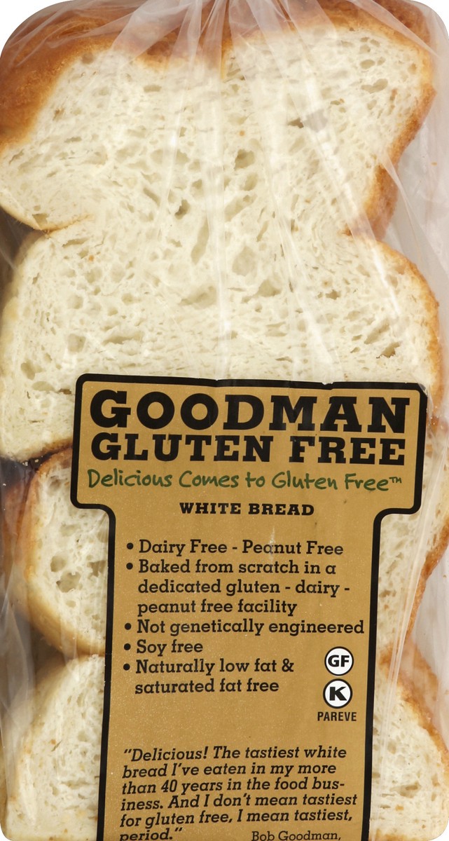 slide 2 of 5, Goodman's Goodman Gluten Free White Bread, 12 oz