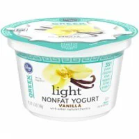 Kroger Greek Light Vanilla Nonfat Yogurt