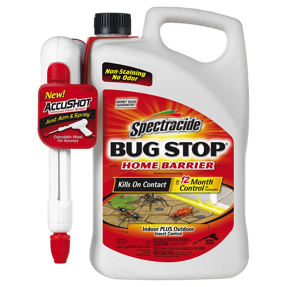 slide 1 of 2, Spectracide Bug Stop Home Barrier Accushot Sprayer, 1.33 gal