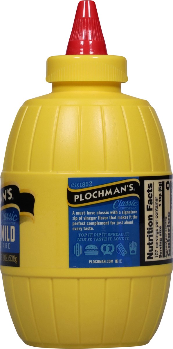 slide 3 of 14, Plochman's Original Mild Yellow Mustard 19 oz, 19 oz