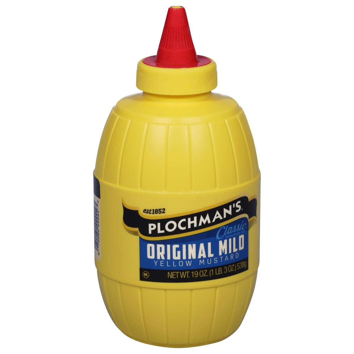 slide 2 of 14, Plochman's Original Mild Yellow Mustard 19 oz, 19 oz