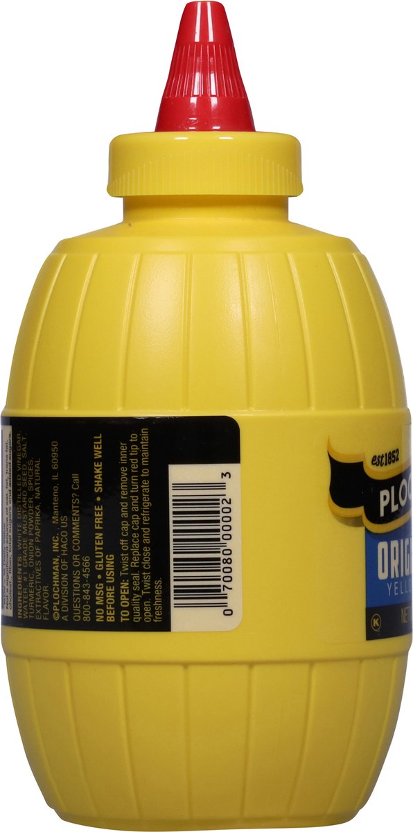 slide 4 of 14, Plochman's Original Mild Yellow Mustard 19 oz, 19 oz
