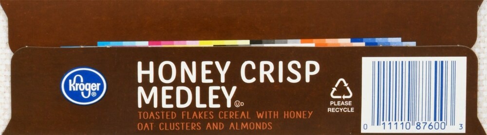slide 4 of 6, Kroger Multi-Grain Honey Crisp Medly Toasted Flakes Cereal, 14.5 oz