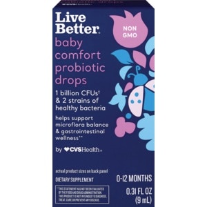 slide 1 of 1, Live Better Baby Comfort Probiotic Drops, 0.31 oz