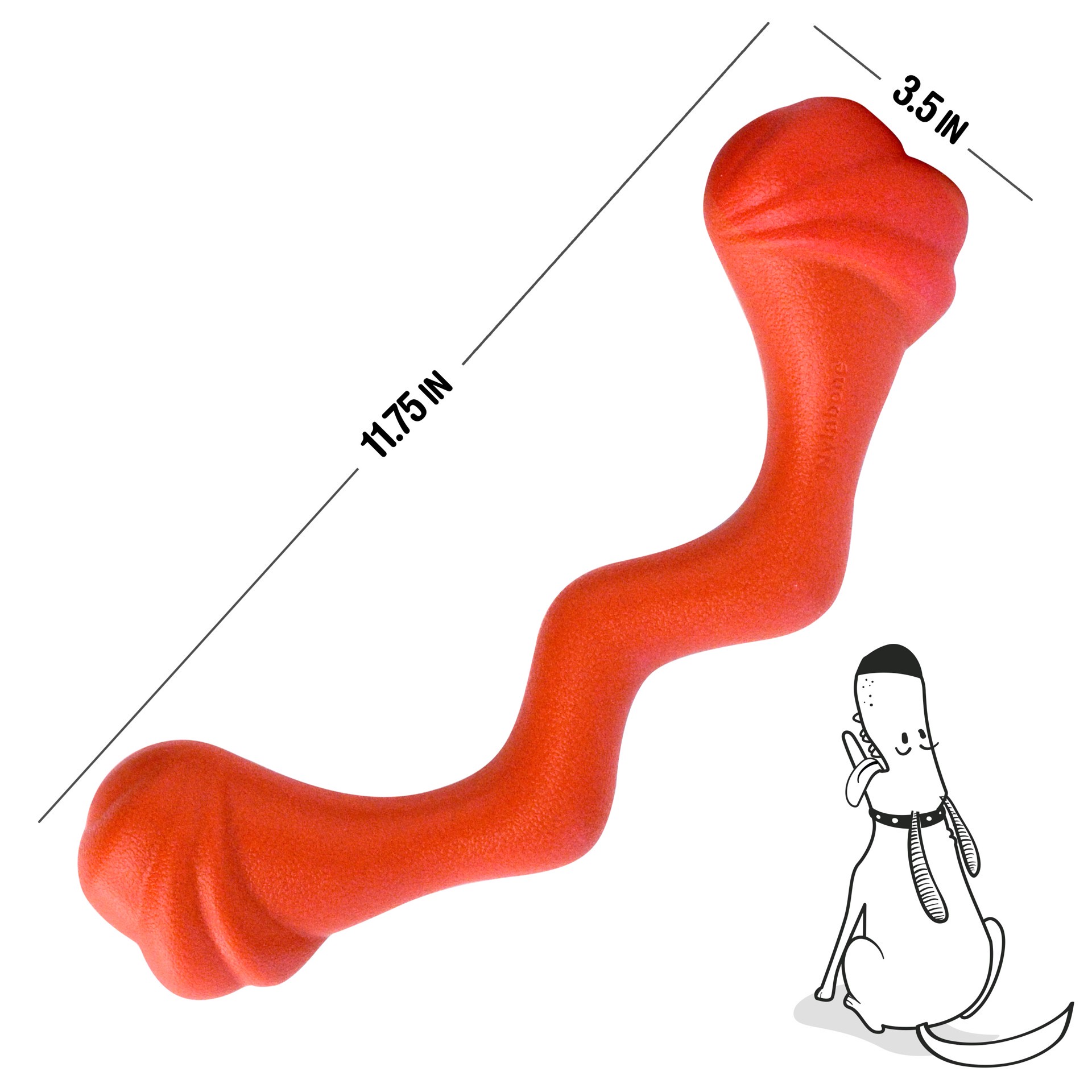 slide 10 of 10, Nylabone Creative Play Springa Dog Pull Toy Red Large/Giant - Up to 50 lbs.(1 Count), 1 ct