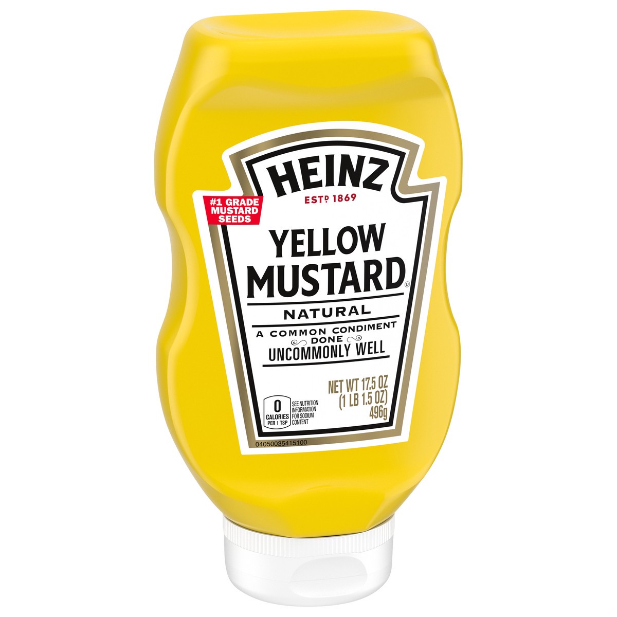 slide 2 of 11, Heinz Yellow Mustard 17.5 Oz. Bottle, 17.5 oz