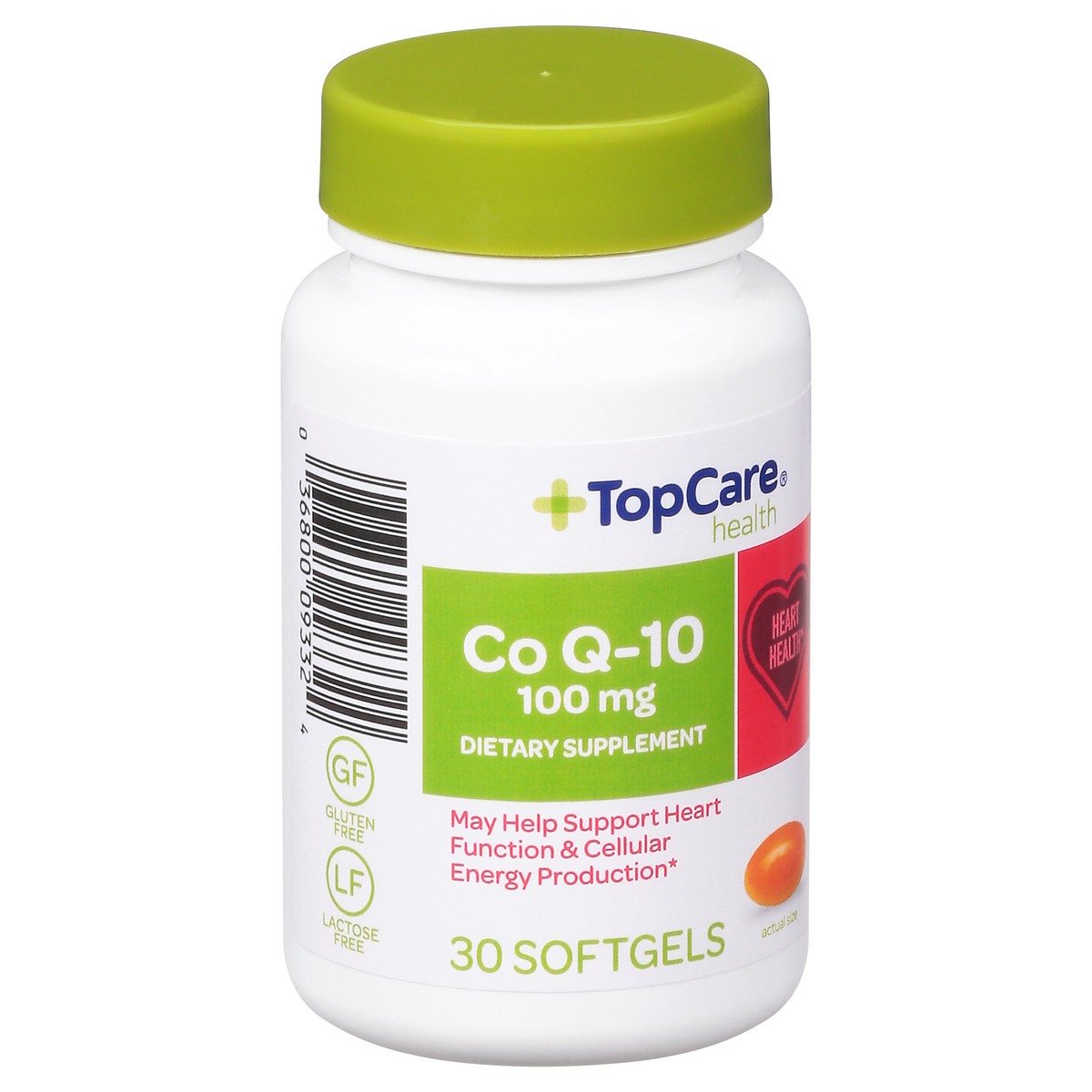 slide 5 of 14, Topcare Coq10, 100 Mg, Softgels, 30 ct