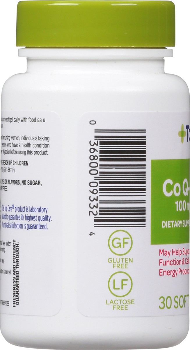 slide 11 of 14, Topcare Coq10, 100 Mg, Softgels, 30 ct