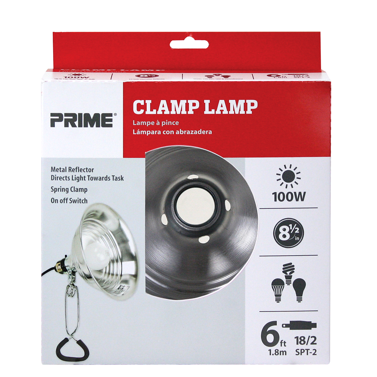 slide 1 of 5, CL050506 - Clamp Lamp, 1 ct