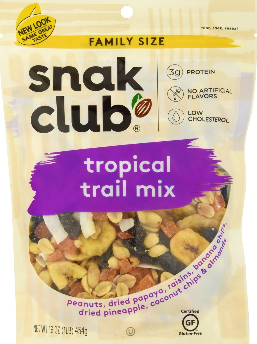slide 1 of 9, ALOHA GOURMET Tropical Trail Mix, 16 oz