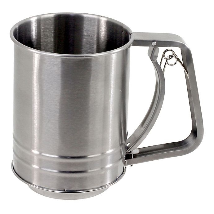 slide 1 of 1, SALT 5-Cup Stainless Steel Flour Sifter, 1 ct