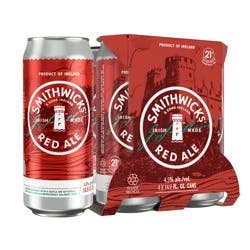 Smithwick's Red Ale Beer, 14.9oz Can, 4pk
