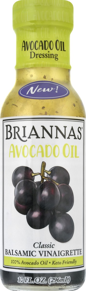 slide 3 of 12, BRIANNAS Classic Balsamic Vinaigrette Avocado Oil Dressing 10 oz, 10 oz
