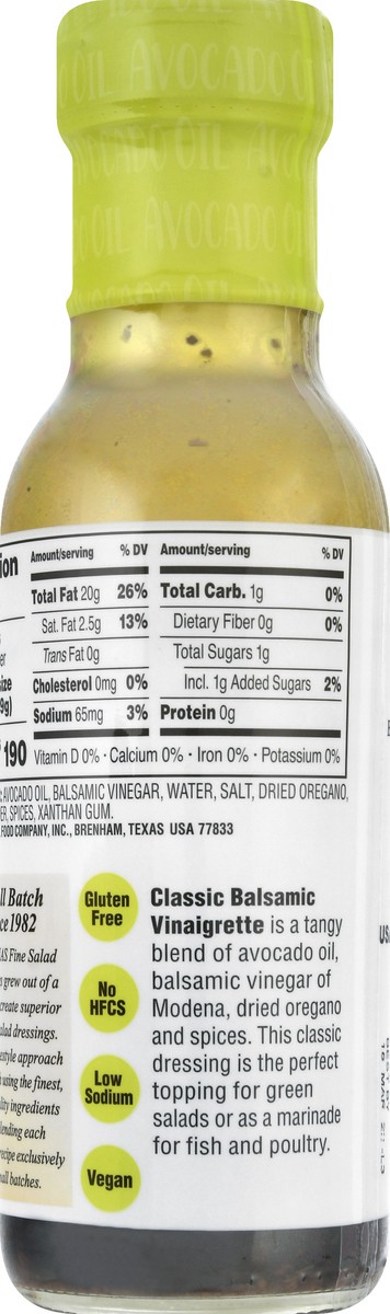 slide 7 of 12, BRIANNAS Classic Balsamic Vinaigrette Avocado Oil Dressing 10 oz, 10 oz