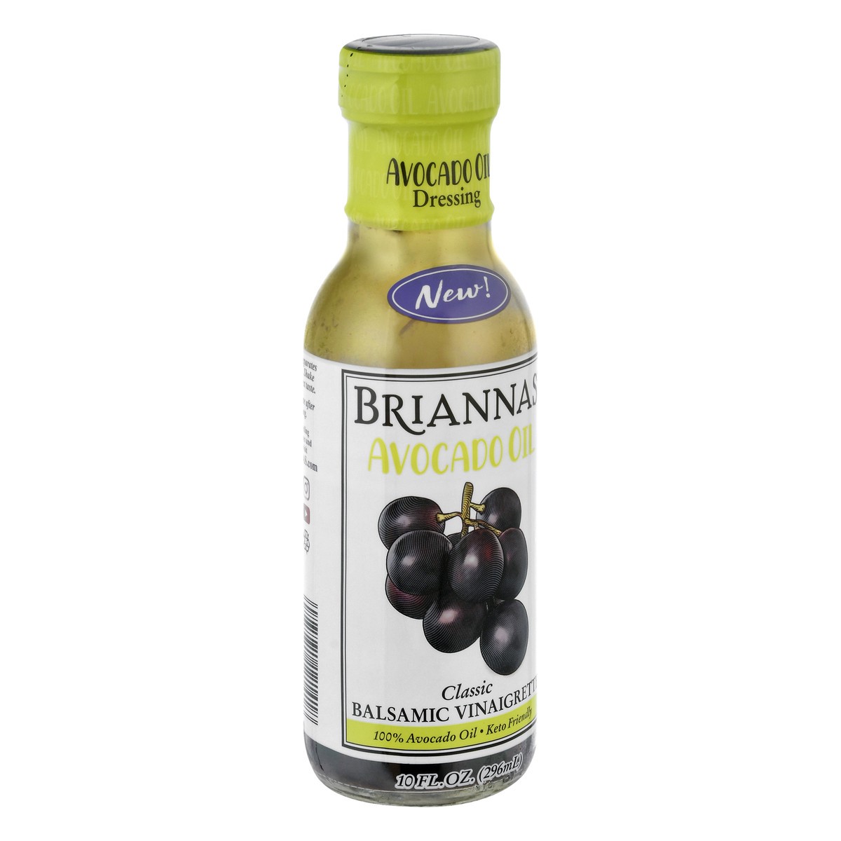 slide 2 of 12, BRIANNAS Classic Balsamic Vinaigrette Avocado Oil Dressing 10 oz, 10 oz