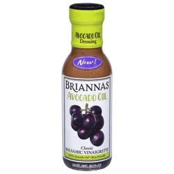 BRIANNAS Avocado Oil Classic Balsamic Vinaigrette Dressing 10 fl oz