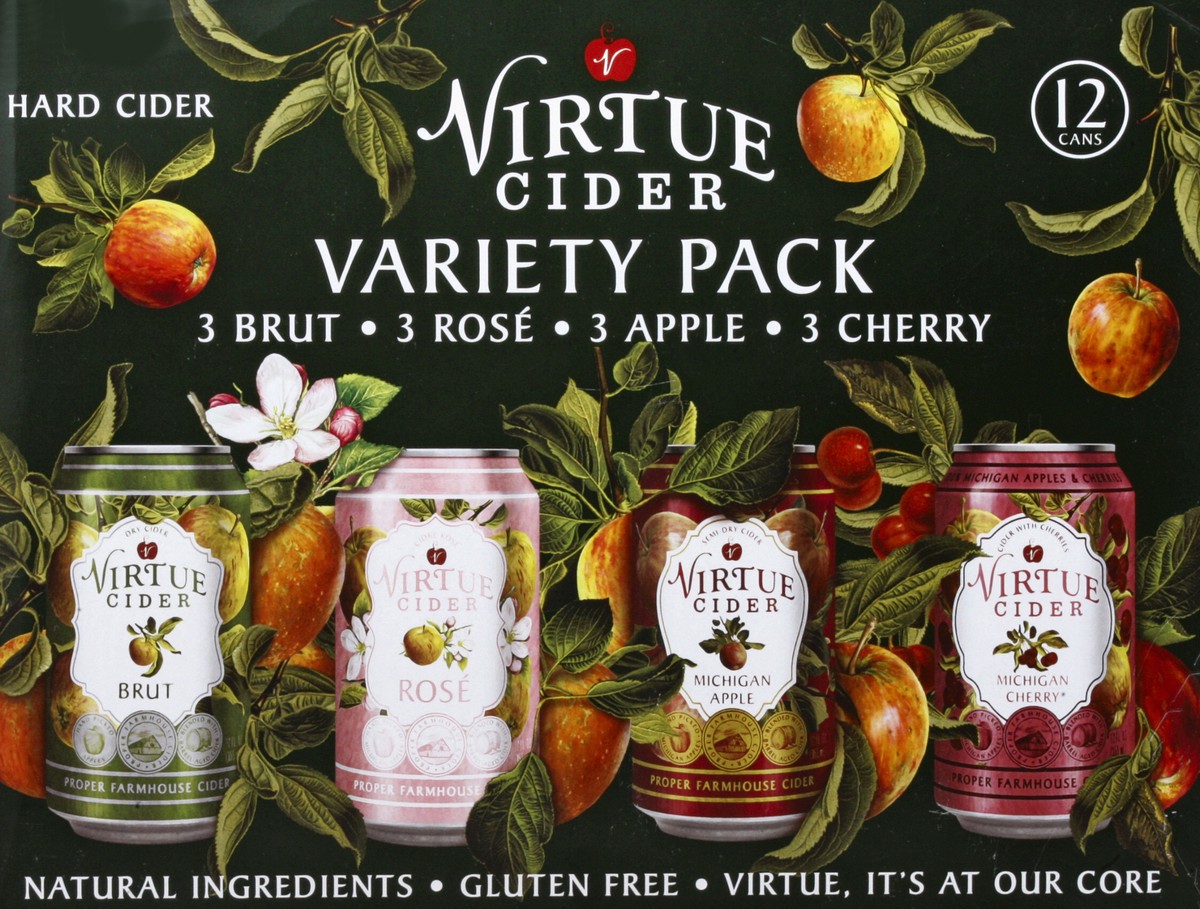 slide 3 of 6, Virtue Cider Hard Cider 12 ea, 12 ct