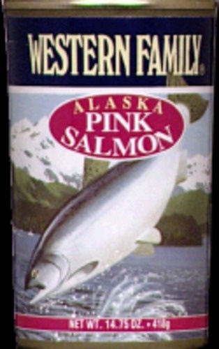 slide 1 of 6, Western Family Pink Salmon, 14.75 oz