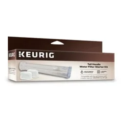 Keurig Tall Handle Water Filter Starter Kit with Filter Handle and 2 Water Filter Cartridges