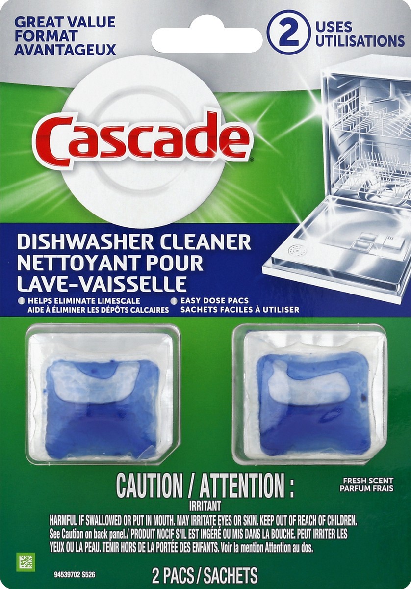 slide 1 of 3, Cascade Dishwasher Cleaner 2 ea, 2 ct