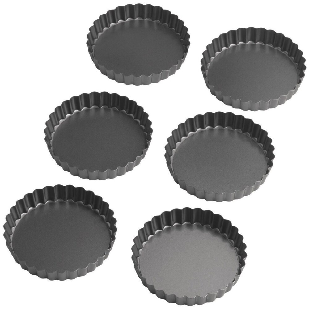 slide 2 of 2, Wilton Tart/Quiche Pans, 6 ct