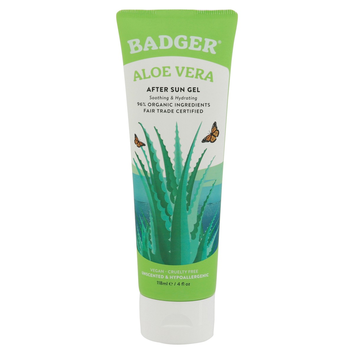 slide 12 of 12, Badger Aloe Vera After Sun Gel 4 fl oz, 4 fl oz