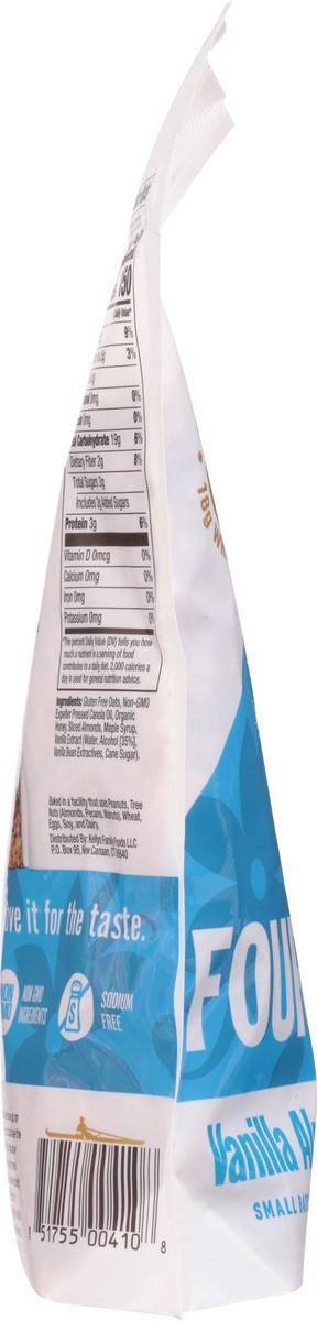 slide 9 of 12, Kellys Family Foods Four Plus Vanilla Almond Granola 12 oz, 12 oz