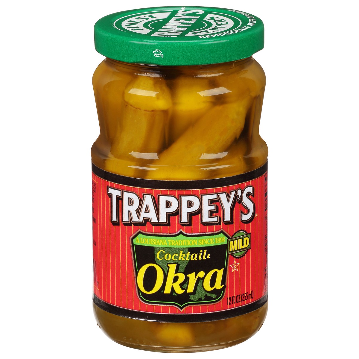 slide 3 of 12, Trappey's Trappey Mild Cocktail Okra, 12 oz